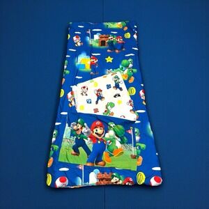 Queen Size Super Mario Bedding 2 sheets (flat,fitted), Comforter, 2 Pillow Case